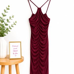 ladies roughed dress
